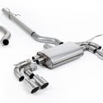 Milltek Non-Resonated Catback Exhaust System for L663 Land Rover Defender 130 (with I4 engines) with Polished Tips
