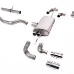Milltek Non-Resonated Catback Exhaust System for L663 Land Rover Defender 90 (with I4 engines) with Polished Tips