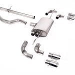 Milltek ECE-Approved Non-Resonated Catback Exhaust System for L663 Land Rover Defender 110 (P400) with Polished Tips