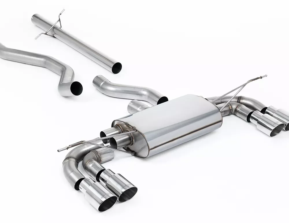 Milltek Non-Resonated Catback Exhaust System for L663 Land Rover Defender 130 (P400) with Polished Tips