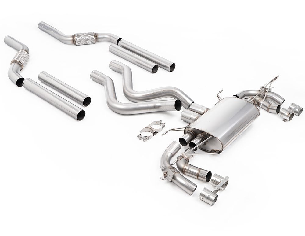 Milltek Valved Catback Exhaust System for L663 Land Rover Defender OCTA (facelift) - Re-Use OEM Tips Option