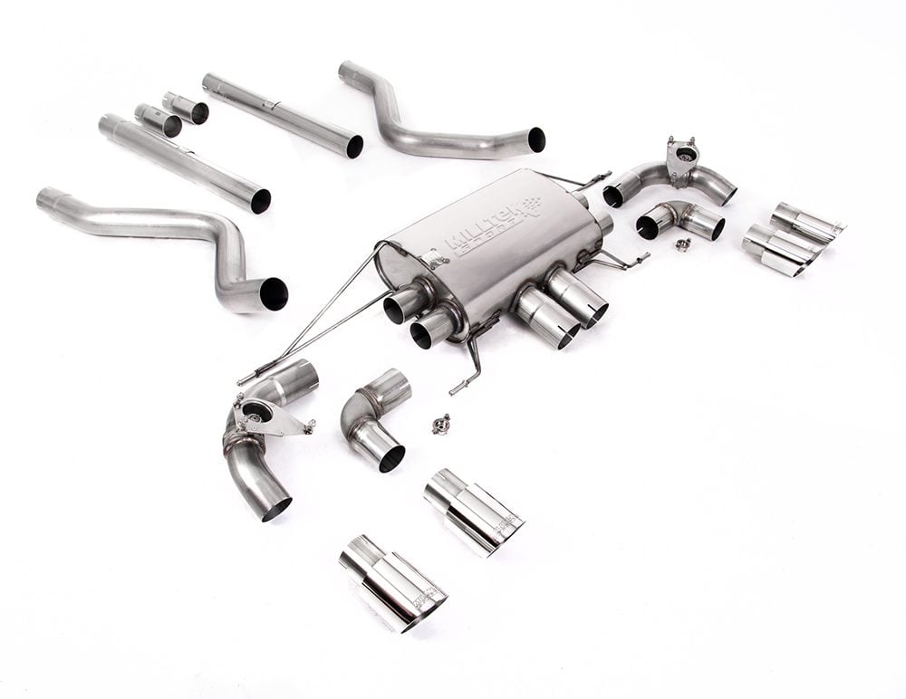 Milltek Valved & Non-Resonated Catback Exhaust System for L663 Land Rover Defender V8 90 with Polished Tips