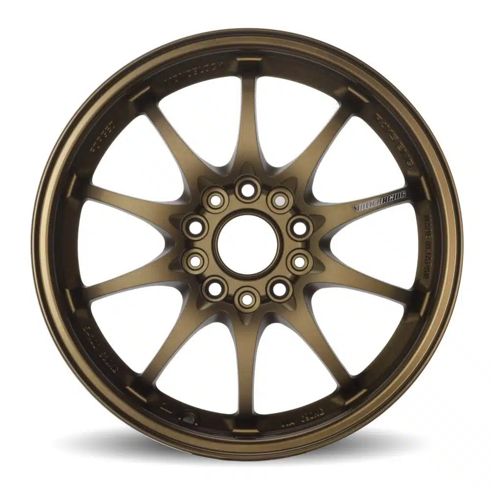 Volk Racing CE28N 10-Spoke Wheel in Bronze - Front View