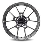 Volk Racing G025 Wheel in Formula Silver/DC Rim Edge - Front View