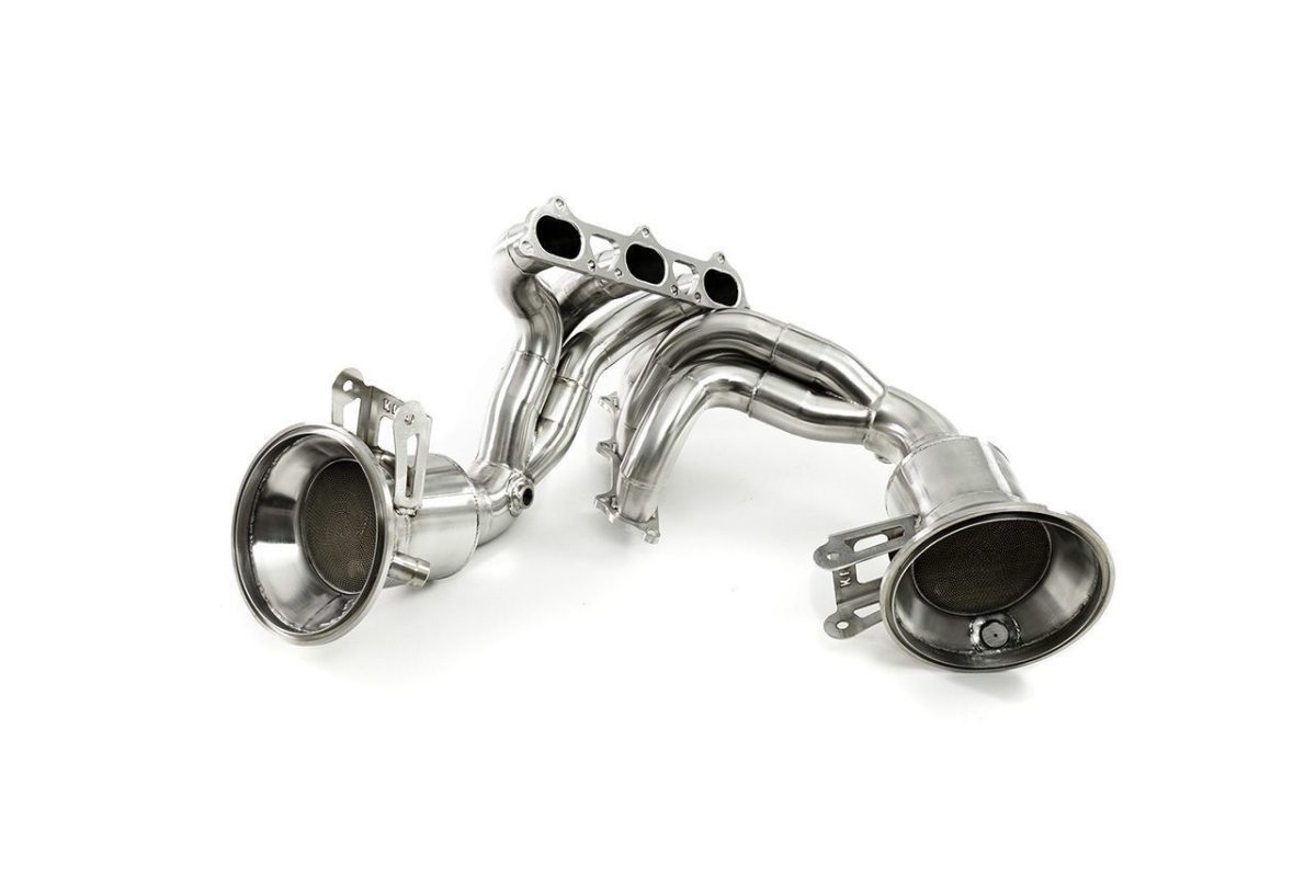 Porsche GT3 exhaust system