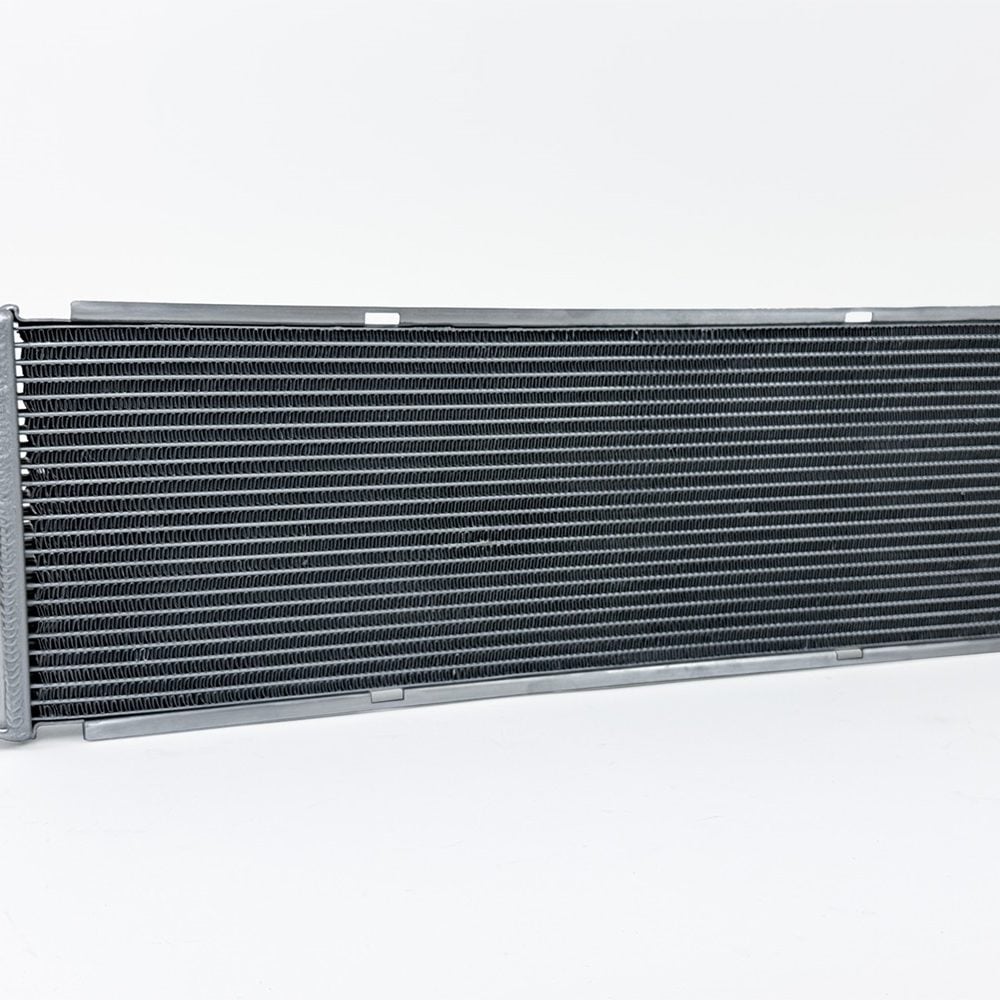 CSF High-Performance Center Radiator for 992 Porsche 911 Carrera / GT3 and GT3 RS / Sport Classic / Targa / Turbo and Turbo S - Front Side View of Radiator