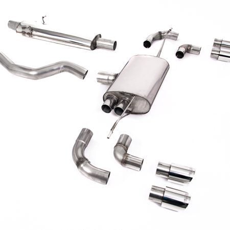 Milltek Resonated Catback Exhaust System for L663 Land Rover Defender 110 (with I4 engines)