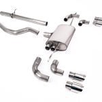 Milltek Non-Resonated Catback Exhaust System for L663 Land Rover Defender 110 (with I4 engines) with Polished Tips