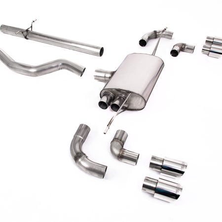 Milltek Non-Resonated Catback Exhaust System for L663 Land Rover Defender 110 (with I4 engines)