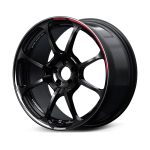 Volk Racing NE24 Club Sport Wheel in Sticker Variant 1 - Front Side View of Wheel