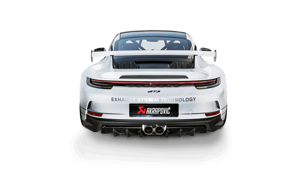 Porsche GT3 exhaust