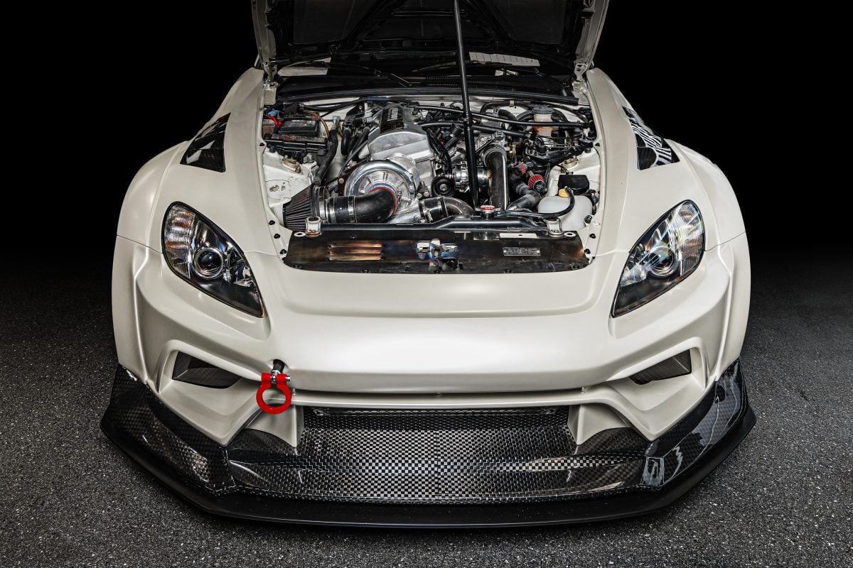 Varis Dark Panther Widebody Honda S2000 by Bulletproof Automotive Engine Bay