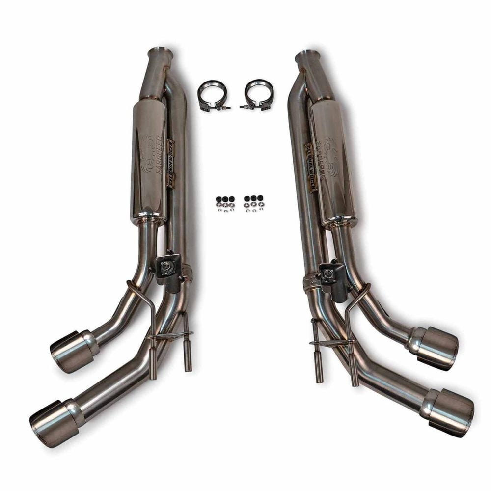 Fabspeed Valved Exhaust with Dual Tips for W463 Mercedes-Benz G 550 - Polished Tips
