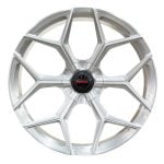 NOVITEC Forged NL4 Centerlock-Look Wheel Set for Lamborghini Urus SE in Gloss Clear - Front View of Wheel