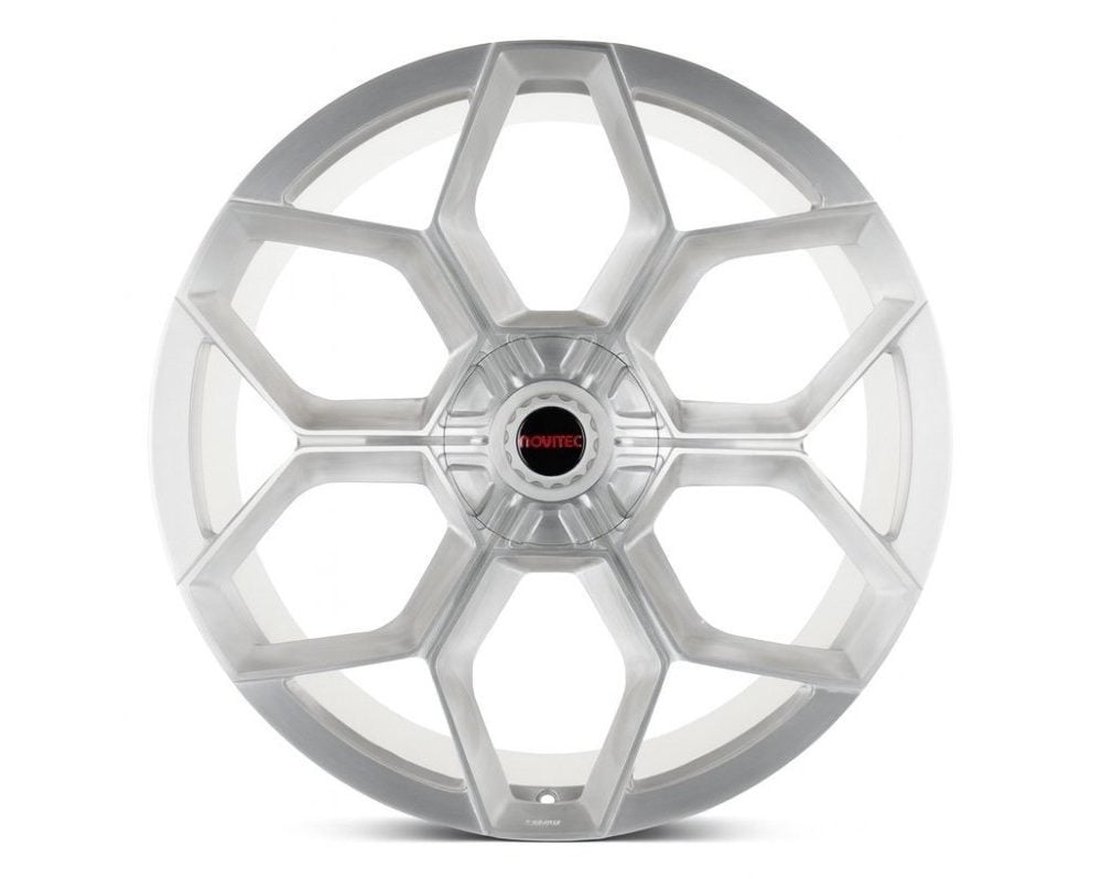 NOVITEC Forged NL6 Centerlock-Look Wheel Set for Lamborghini Urus SE in Gloss Clear - Front View of Wheel