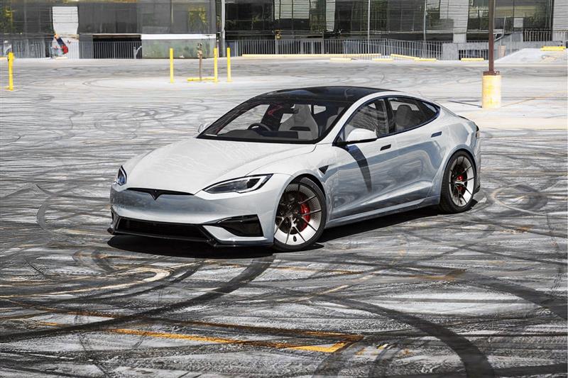 BP-RW Evolution Wheel Set 15 Tesla Model S Plaid with BP-RW Evo Forged Wheels