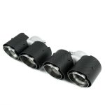 Fabspeed Deluxe Quad Tips for 991.2 Porsche 911 Carrera - Carbon