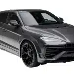 NOVITEC ESTESO Widebody Kit for Lamborghini Urus SE Installed on Dark Grey Urus SE - Front Side View of Car