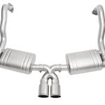 SOUL Performance Valved Exhaust System with Tips for 981 Porsche Boxster Spyder / Cayman GT4