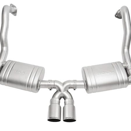 SOUL Performance Valved Exhaust System with Tips for 981 Porsche Boxster Spyder / Cayman GT4