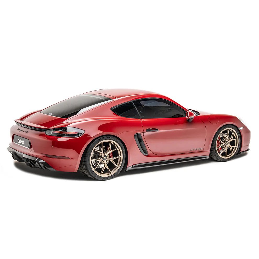 ADRO Carbon Side Skirts for 982 Porsche 718 Boxster and 718 Cayman