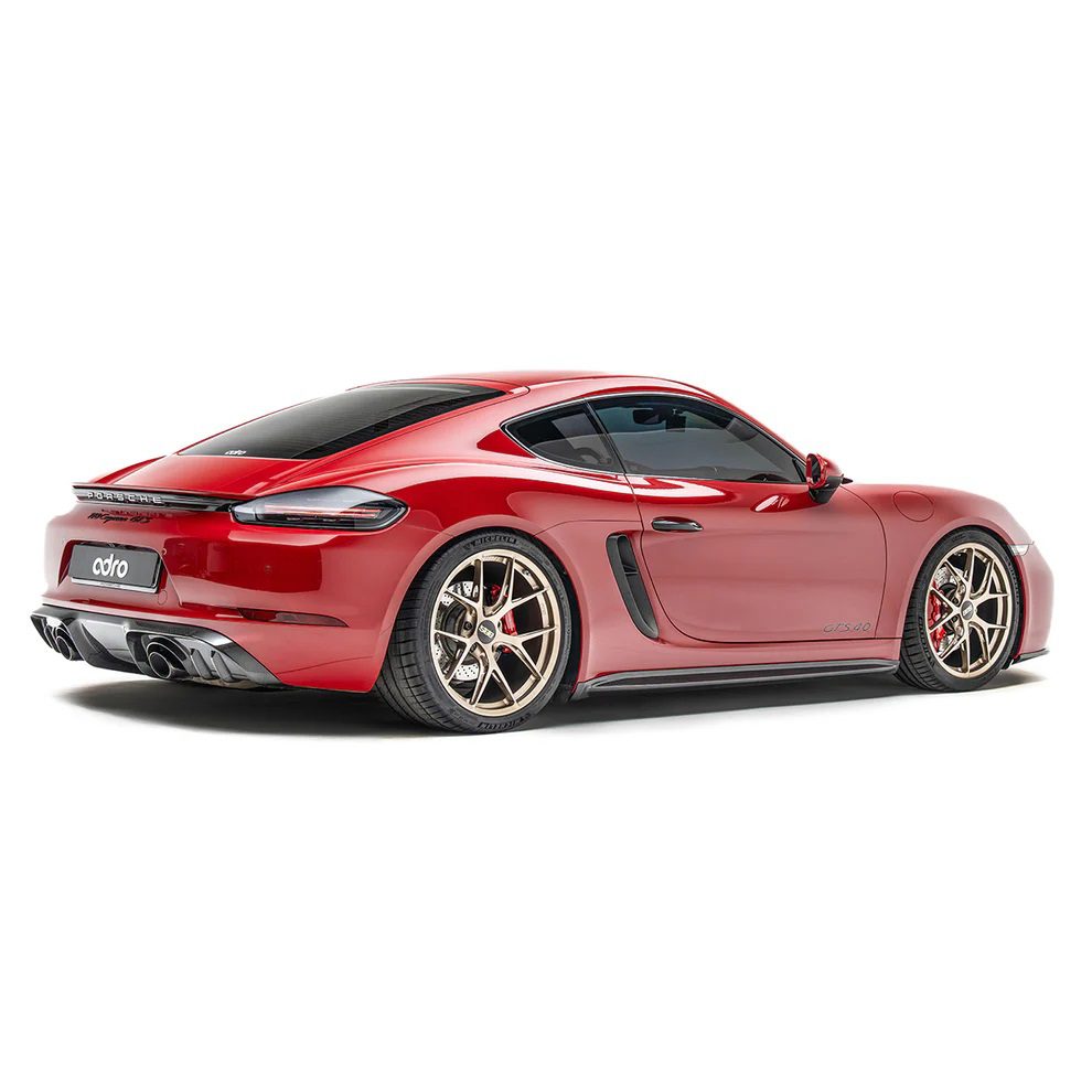 ADRO Carbon Side Skirts for 982 Porsche 718 Boxster and 718 Cayman