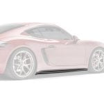 ADRO Carbon Side Skirts for 982 Porsche 718 Boxster and 718 Cayman