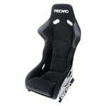 RECARO Race Profi SPG / SPG XL Seat in Velour Black - Front Side View
