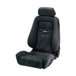 RECARO Comfort Ergomed E Seat in Nardo Black / Artista Black - Front Side View
