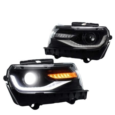 Auto Addict 6th Gen Projector Headlights w/ LED DRL for 5th Gen Chevrolet Camaro LS, LT, RS, and SS (facelift)