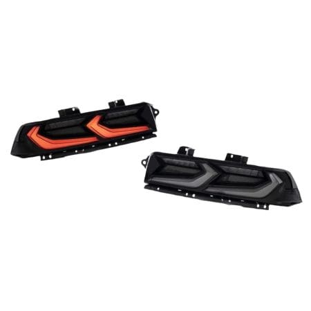 Auto Addict Gloss Black Umbra LED Taillights w/ Smoke Lens for 5th Gen Chevrolet Camaro (facelift) [AA_CMR_TL_UMBR_14]