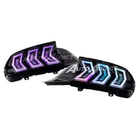 Auto Addict Heritage-X Taillights w/ RGB for S650 Ford Mustang