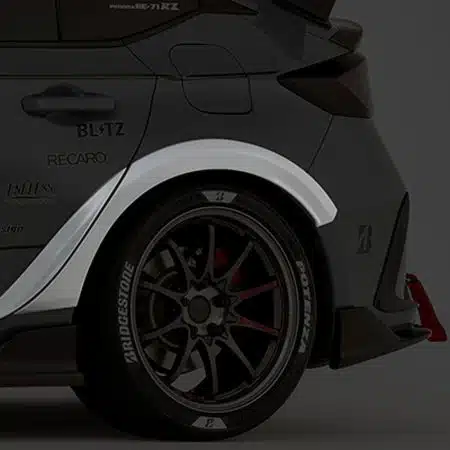 Varis ARISING-1 Evo Rear Fender Trim for FL5 Honda Civic Type R [VAHO-104]