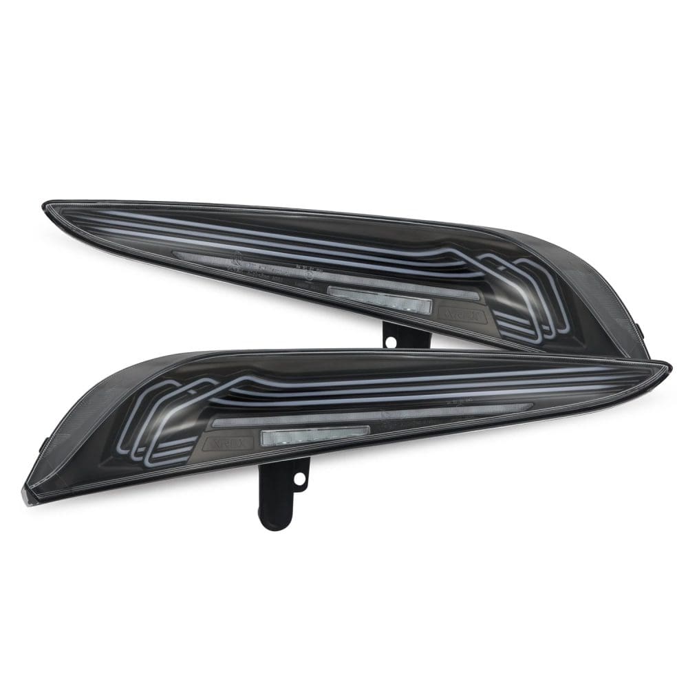 AlphaRex Laser Style LED Black Tail Lights for A90 / A91 Toyota GR Supra