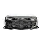 Auto Addict Carbon Black Panther Track Package Front Bumper Conversion for G5 Chevrolet Camaro LT, RS, SS, and ZL1