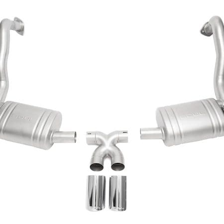 SOUL Performance Exhaust System with Dual Wall Tips for 981 Porsche Boxster Spyder / Cayman GT4 [POR.GT4.ESX.POT/POR.GT4.ESX.BC]