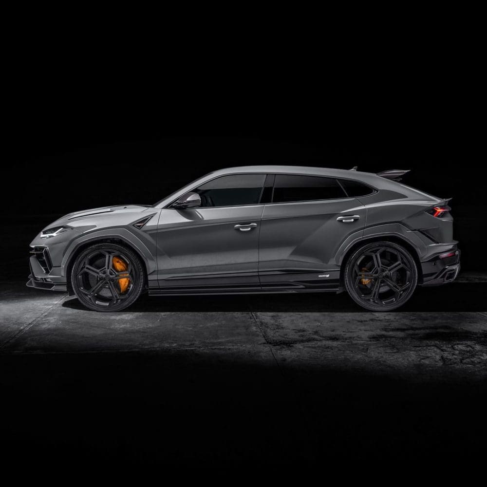 Urban Automotive Visual Carbon Side Fender Vents for Lamborghini Urus S - Full Kit Side View