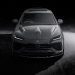 Urban Automotive Visual Carbon Upper Front Bumper Apron for Lamborghini Urus S - Full Kit Front View