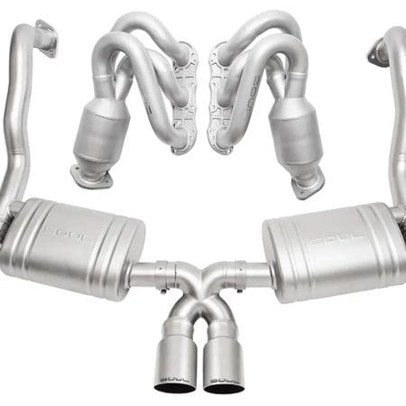 SOUL Performance Street Exhaust Package with Single Wall Tips for 981 Porsche Boxster / Cayman