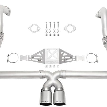 SOUL Performance Exhaust System with Dual Wall Tips for 982 Porsche 718 Boxster / Cayman