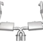 SOUL Performance Valved Exhaust System with Tips for 982 Porsche 718 Boxster / Cayman