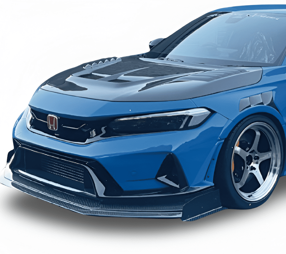 Varis Arising-II Track Edition Carbon+ Cooling Bonnet for FL5 Honda Civic Type R