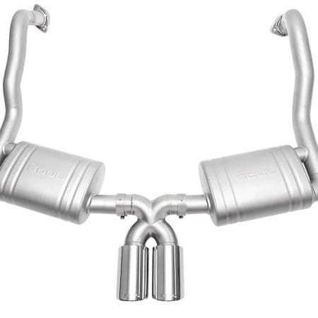 SOUL Performance Exhaust System with Dual Wall Tips for 981 Porsche Boxster / Cayman [POR.981.ESX.POT/POR.981.ESX.BC]