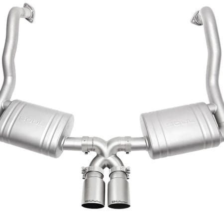 SOUL Performance Exhaust System with Tips for 981 Porsche Boxster Spyder / Cayman GT4