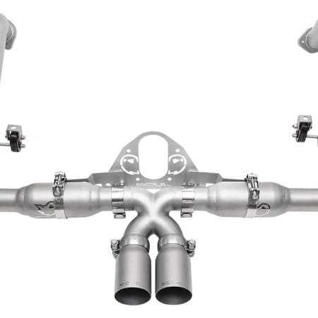 SOUL Performance Race Exhaust System with Single Wall Tips for 981 Porsche Boxster / Cayman