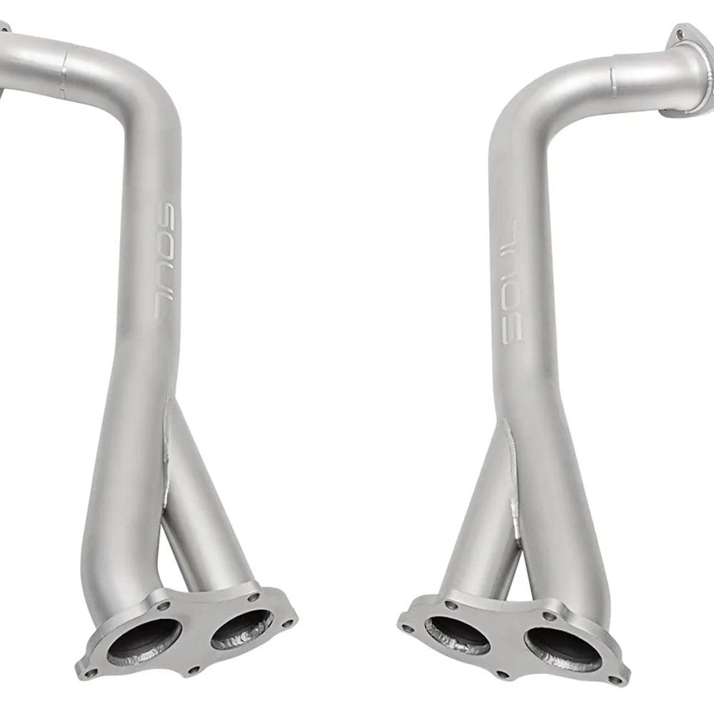 SOUL Performance Competition Over Axle Pipes for 982 Porsche 718 Boxster GTS 4.0 and Cayman GT4 / Spyder / GTS 4.0 [POR.718GT4.OP/POR.718GT4.OP.JH]