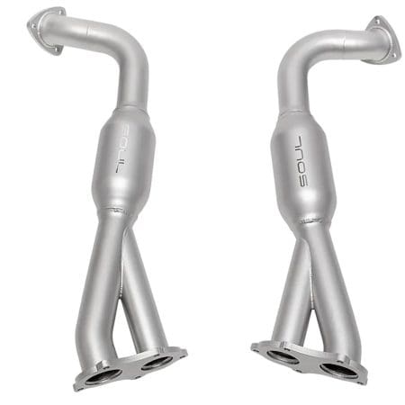 SOUL Performance Resonated Over Axle Pipes for 982 Porsche 718 Boxster GTS 4.0 and Cayman GT4 / Spyder / GTS 4.0 [POR.718GT4.ROP/POR.718GT4.ROP.JH]