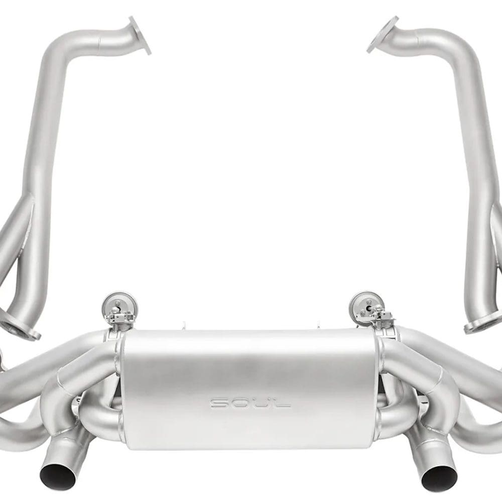 SOUL Performance Sport Exhaust Package for 982 Porsche 718 GT4 Clubsport