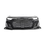 Auto Addict Carbon Black Panther ZL1 1LE Front Bumper Conversion for 6th Gen Chevrolet Camaro LT, RS, and SS (facelift, with RS headlights) - Front View