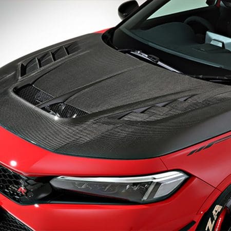 Varis Arising All Carbon+ Cooling Bonnet for FL5 Honda Civic Type R [VBHO-112]